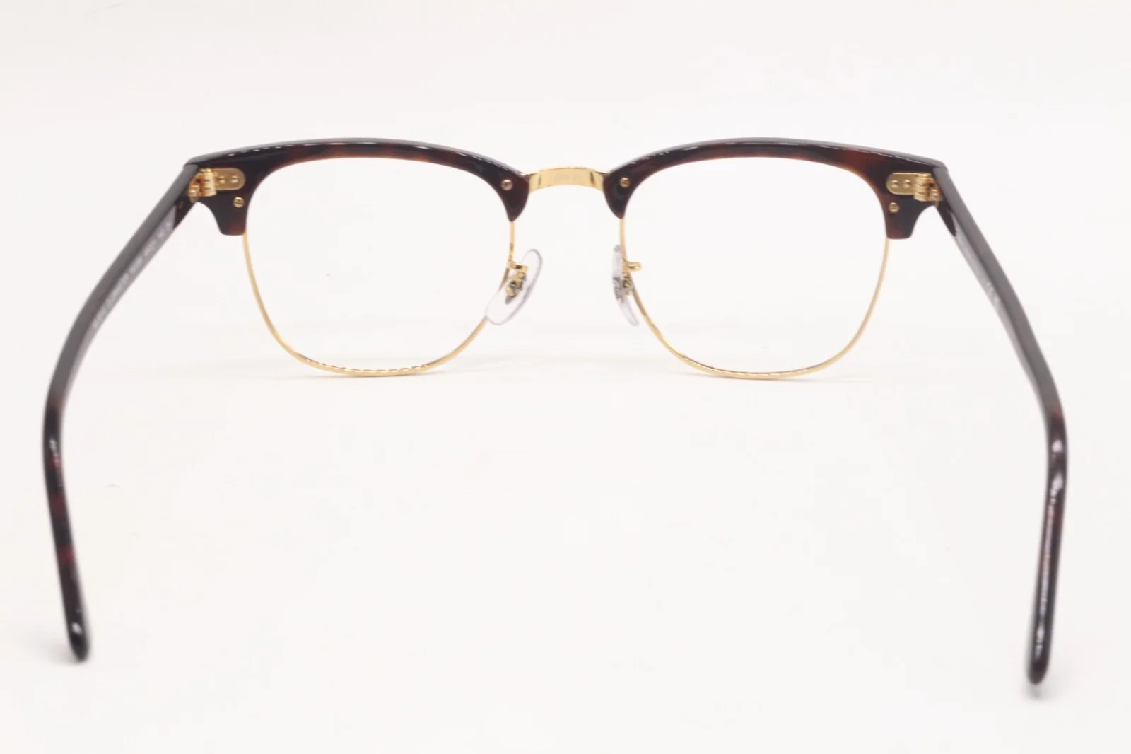 NEW RAY-BAN RB 3016 CLUBMASTER W0366 TORT AUTHENTIC DESIGNER EYEGLASSES 49-21 2
