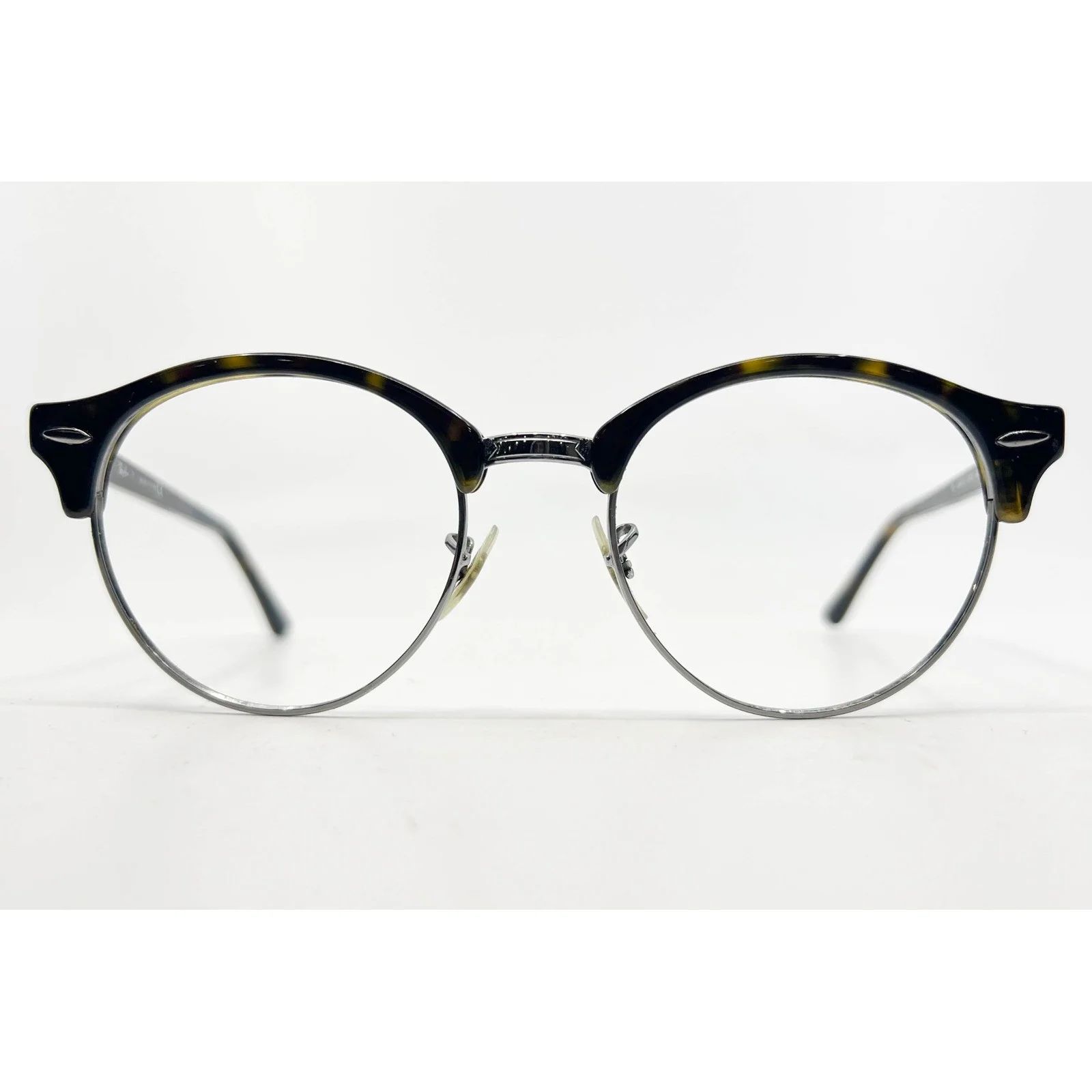 NEW RAY-BAN RB 3016 CLUBMASTER W0366 TORT AUTHENTIC DESIGNER EYEGLASSES 49-21 4