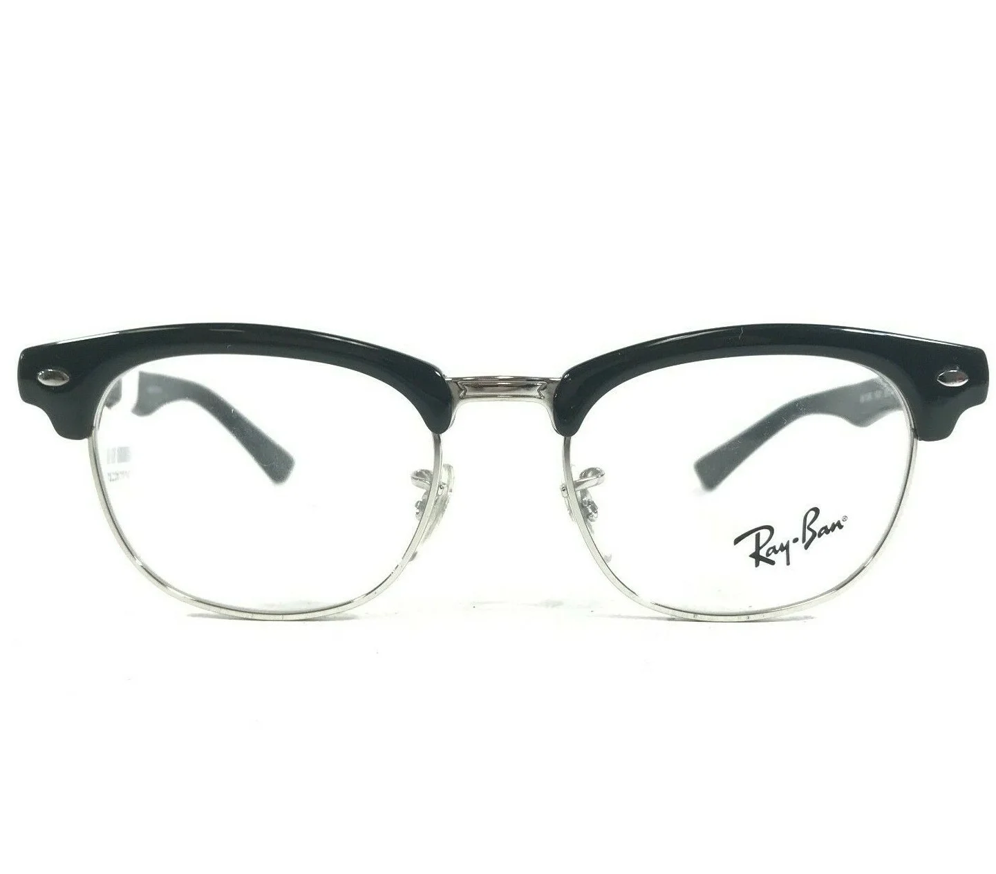Ray-Ban RB 1548 3542 Kids Eyeglasses Frames Black Clubmaster Full Rim 45-16-125
