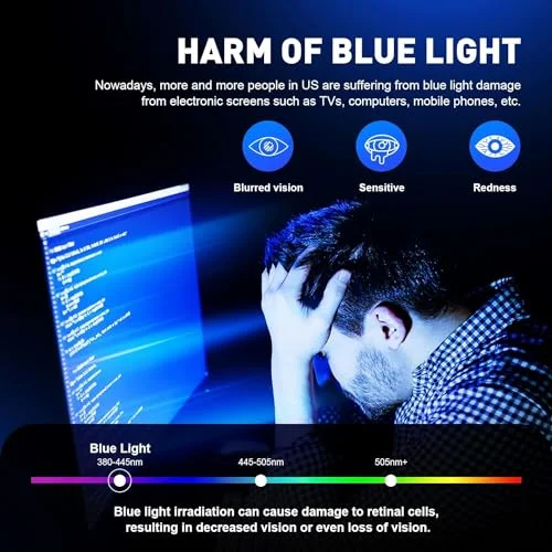 Unisex Retro Clubmaster Blue Light Blocking Glasses – Vintage Anti-Fatigue Eyewear for Screen Protection & Everyday Style 3